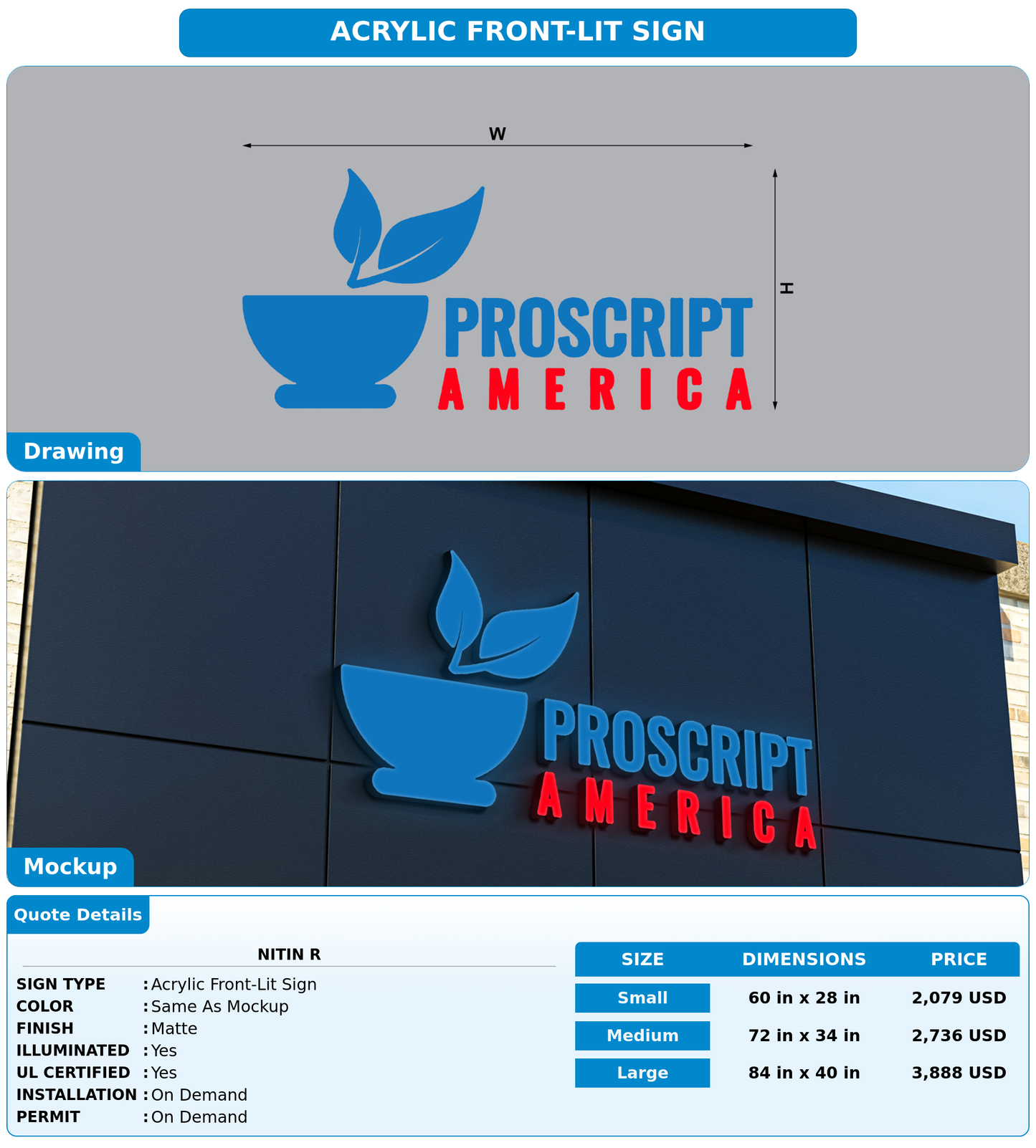 CUSTOM MOCKUP SIGN FOR Nitin R