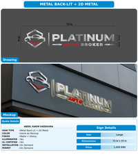 CUSTOM MOCKUP SIGN FOR abdel karim kaddoura