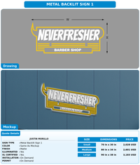 CUSTOM MOCKUP SIGN FOR Justin Morillo
