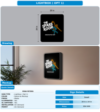 CUSTOM MOCKUP SIGN FOR Ryan Peters