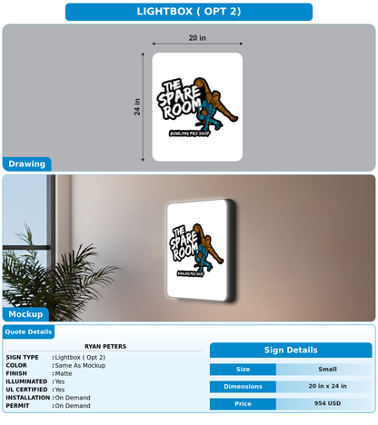 CUSTOM MOCKUP SIGN FOR Ryan Peters