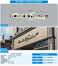 CUSTOM MOCKUP SIGN FOR Jennifer Schweitzer
