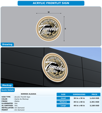 CUSTOM MOCKUP SIGN FOR Norries Alaiasa