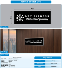 CUSTOM MOCKUP SIGN FOR Jeremy Snyder