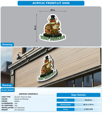 CUSTOM MOCKUP SIGN FOR Jeremiah Vanwinkle