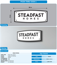 CUSTOM MOCKUP SIGN FOR Ryan Peters