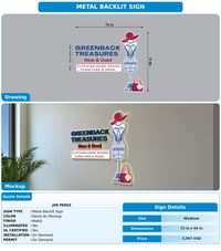 CUSTOM MOCKUP SIGN FOR Joe Perez
