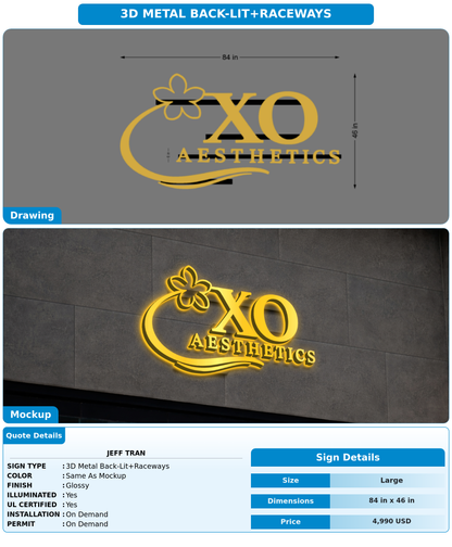 CUSTOM MOCKUP SIGN FOR Jeff tran