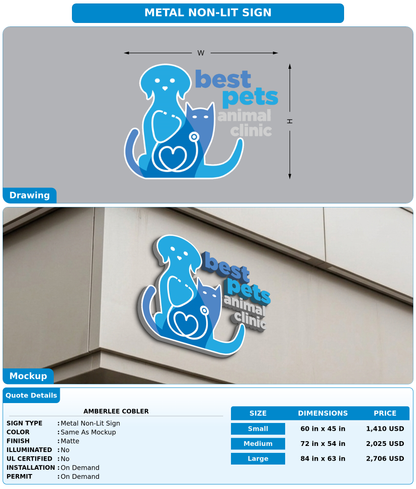 CUSTOM MOCKUP SIGN FOR Amberlee Cobler