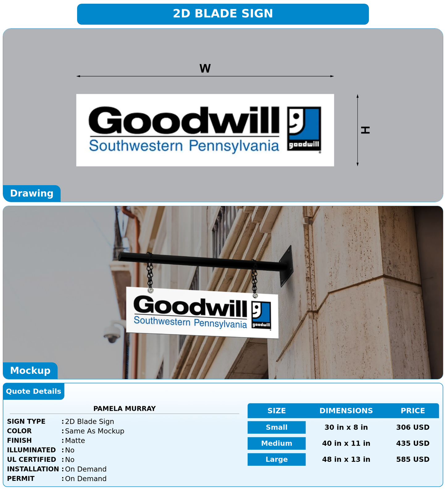CUSTOM MOCKUP SIGN FOR codeblue 4th