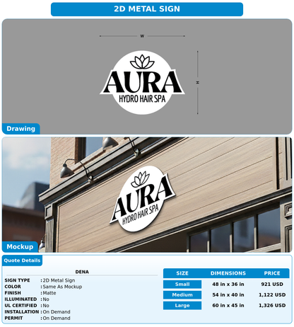 CUSTOM MOCKUP SIGN FOR Dena
