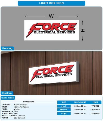 CUSTOM MOCKUP SIGN FOR Howie Price