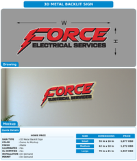 CUSTOM MOCKUP SIGN FOR Howie Price