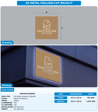 CUSTOM MOCKUP SIGN FOR Madison Warren