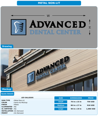 CUSTOM MOCKUP SIGN FOR Leo Gallegos
