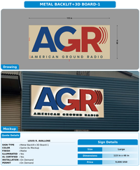 CUSTOM MOCKUP SIGN FOR Louis R. Avallone