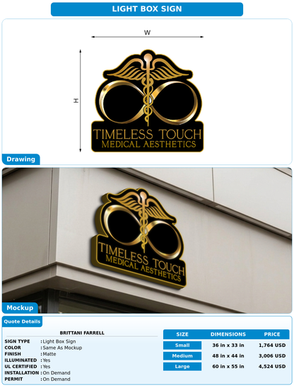 CUSTOM MOCKUP SIGN FOR Brittani Farrell