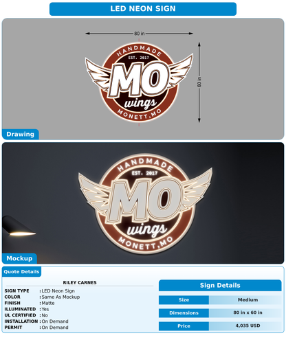 CUSTOM MOCKUP SIGN FOR Riley Carnes