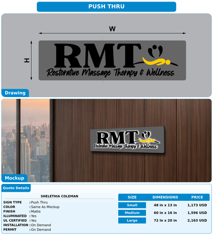 CUSTOM MOCKUP SIGN FOR Shelethia Coleman