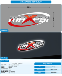 CUSTOM MOCKUP SIGN FOR Michelle Villegas