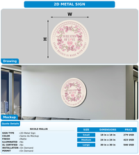 CUSTOM MOCKUP SIGN FOR Nicole Mallin