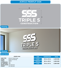 CUSTOM MOCKUP SIGN FOR Joseph sika