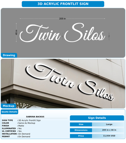 CUSTOM MOCKUP SIGN FOR Sabrina Backus