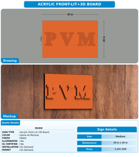 CUSTOM MOCKUP SIGN FOR Muzik