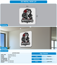 CUSTOM MOCKUP SIGN FOR Jackson dean