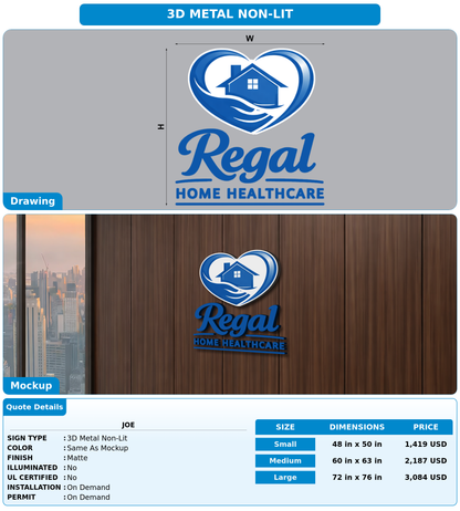 CUSTOM MOCKUP SIGN FOR joe