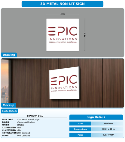 CUSTOM MOCKUP SIGN FOR Brandon Dial