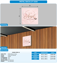 CUSTOM MOCKUP SIGN FOR Hoang minh le
