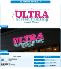 CUSTOM MOCKUP SIGN FOR Tracy Beadle