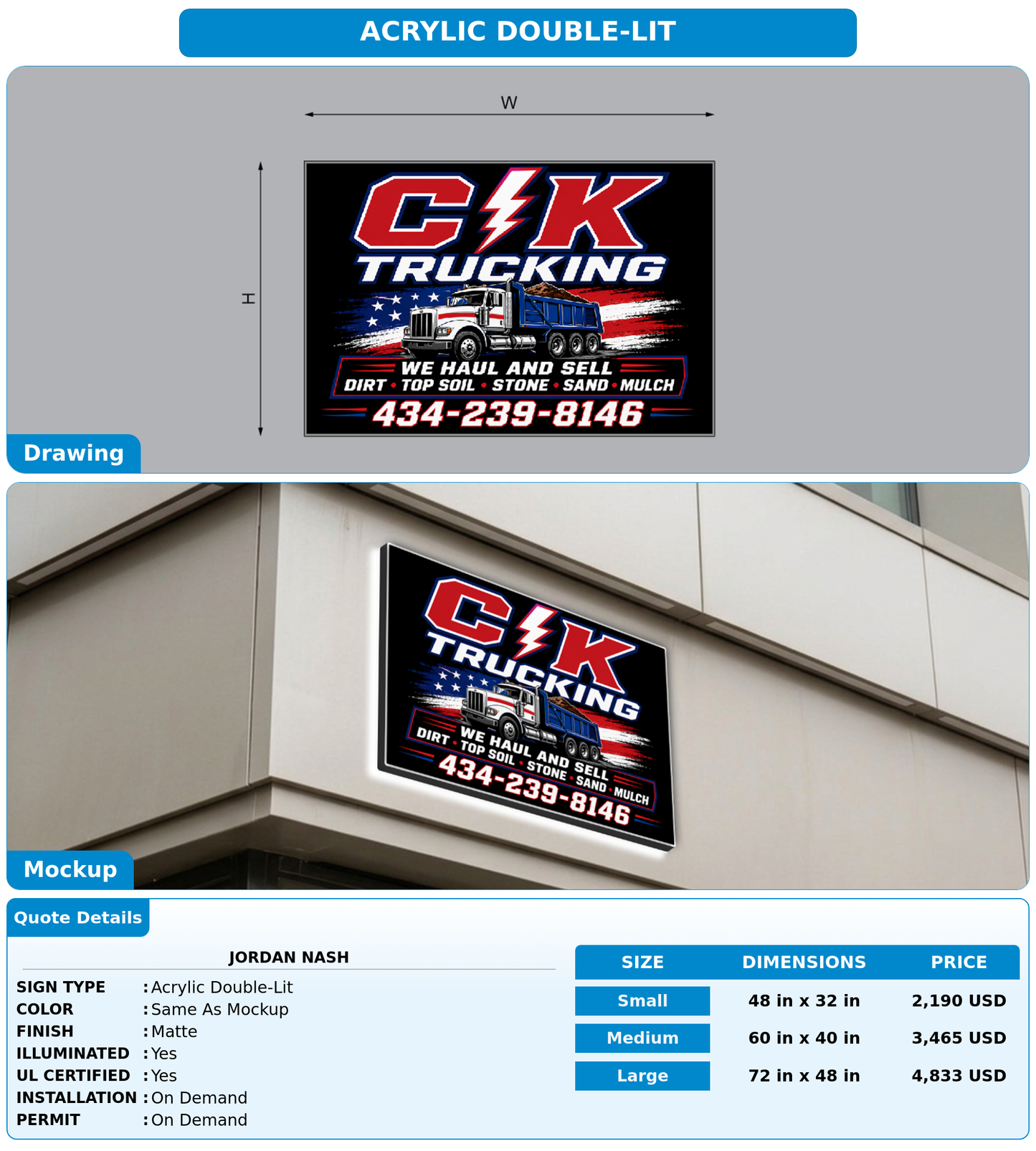 CUSTOM MOCKUP SIGN FOR Jordan Nash