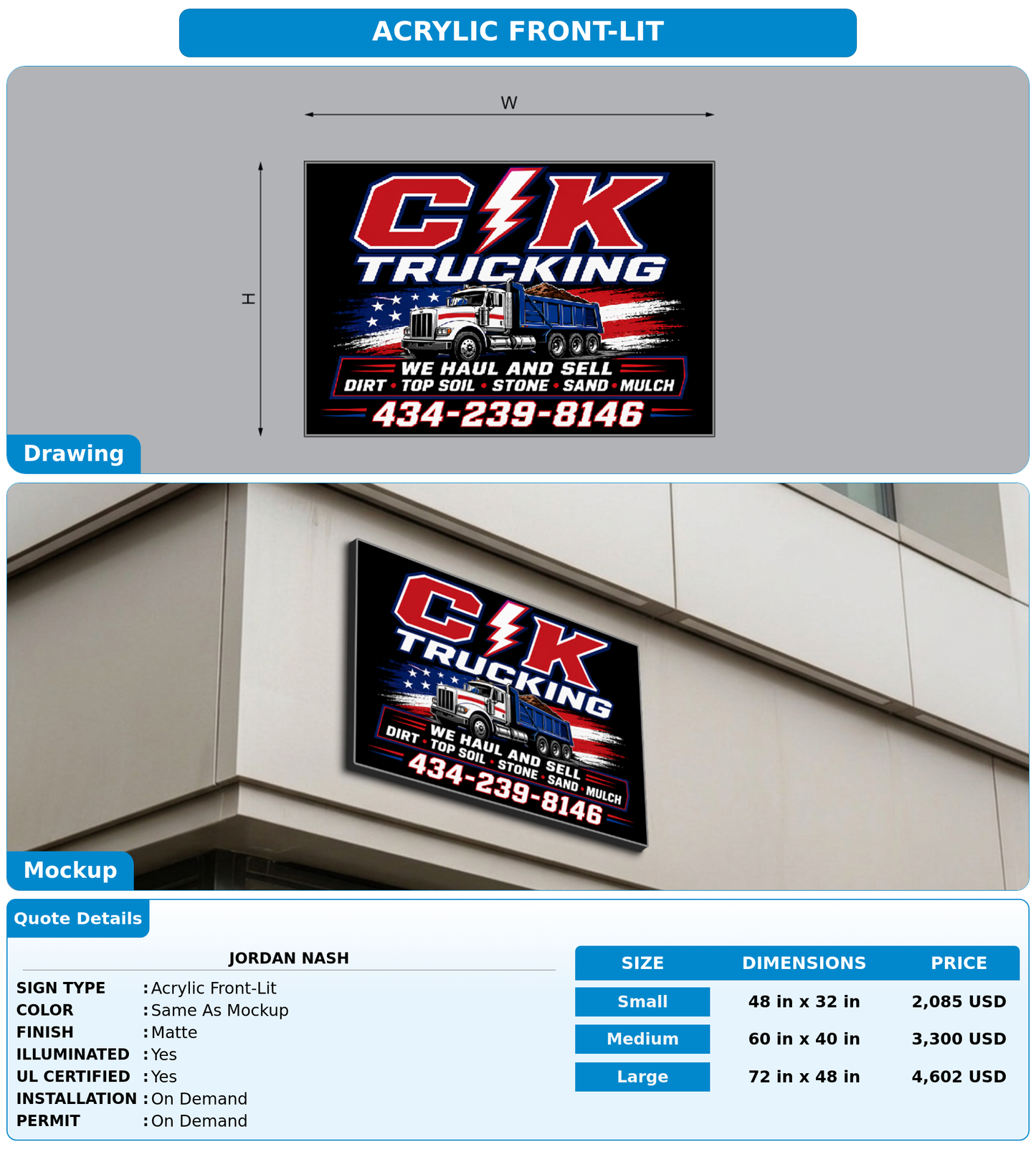 CUSTOM MOCKUP SIGN FOR Jordan Nash