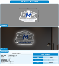 CUSTOM MOCKUP SIGN FOR German Varela