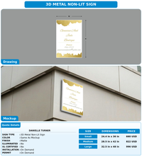 CUSTOM MOCKUP SIGN FOR Danielle  Turner