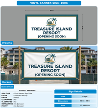 CUSTOM MOCKUP SIGN FOR RUSSELL BRIEMEIER