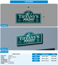 CUSTOM MOCKUP SIGN FOR Bonnie Henley