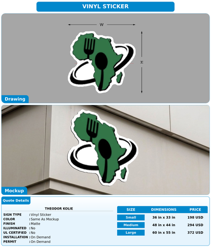 CUSTOM MOCKUP SIGN FOR Theodor Kolie