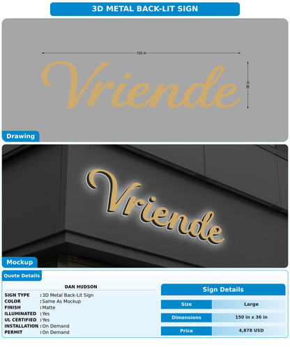 CUSTOM MOCKUP SIGN FOR Dan Hudson