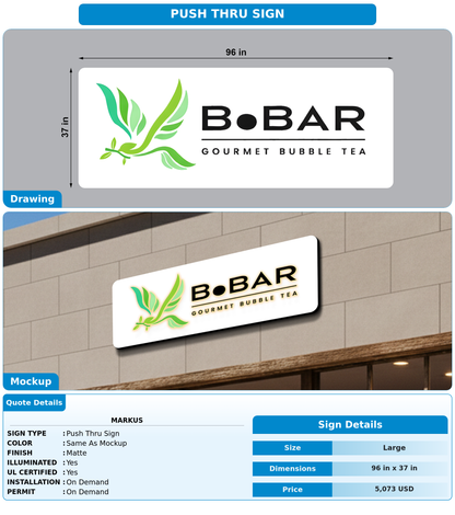 CUSTOM MOCKUP SIGN FOR Markus