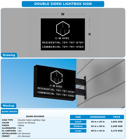 CUSTOM MOCKUP SIGN FOR Quinn Muchnok