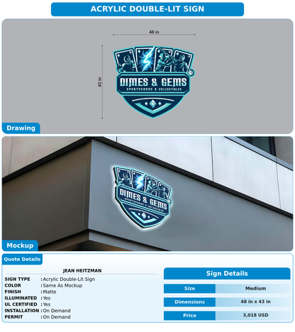 CUSTOM MOCKUP SIGN FOR Jean Heitzman