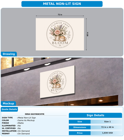 CUSTOM MOCKUP SIGN FOR Inna Kasyanchyk