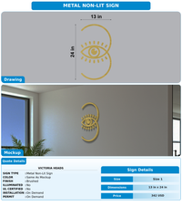 CUSTOM MOCKUP SIGN FOR Victoria Heads