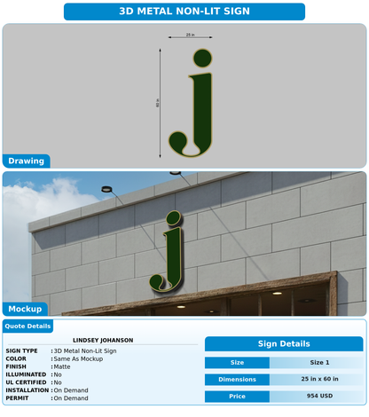 CUSTOM MOCKUP SIGN FOR Lindsey Johanson