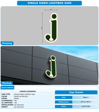CUSTOM MOCKUP SIGN FOR Lindsey Johanson