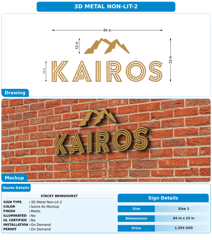 CUSTOM MOCKUP SIGN FOR Stacey Bringhurst