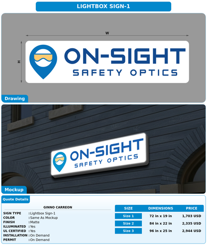 CUSTOM MOCKUP SIGN FOR Ginno Carreon